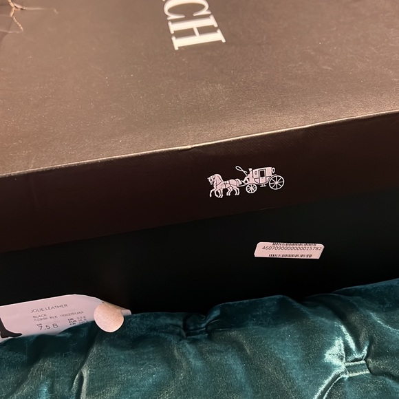 Jolie Coach Black Soft Leather Over Knee Boots - Picture 7 of 9